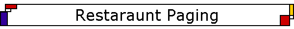 Restaurant Paging
